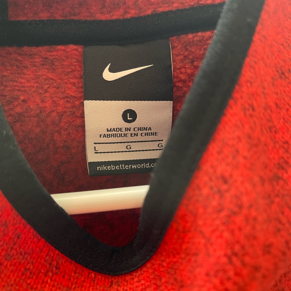 Size L orange sweatshirt like new Nike